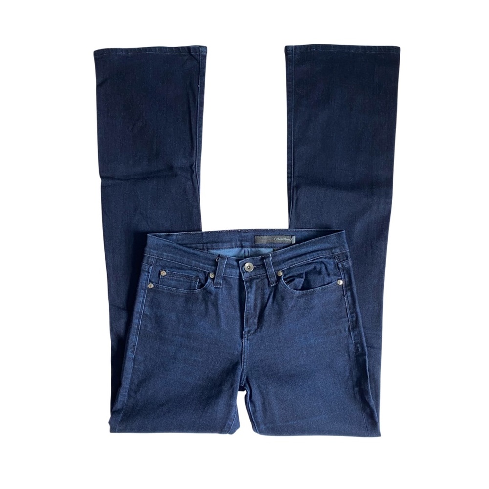 Calvin Klein Dark Bootcut Jeans, 27